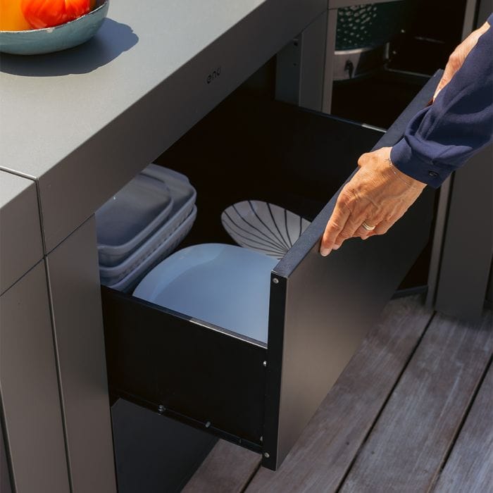 La Plancha ENO La Plancha MODULO Drawers Front Storage (Black) - MOD3185 MOD3185 Barbecue Accessories 3224780044437