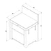 La Plancha ENO La Plancha Modulo Outdoor Kitchen 2-Drawer Worktop Barbecue Accessories
