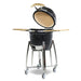 Louisiana Grills Louisiana Grills 18" Black Freestanding Ceramic Kamado Charcoal Grill 61180 Barbecue Finished - Pellet 6846780895011