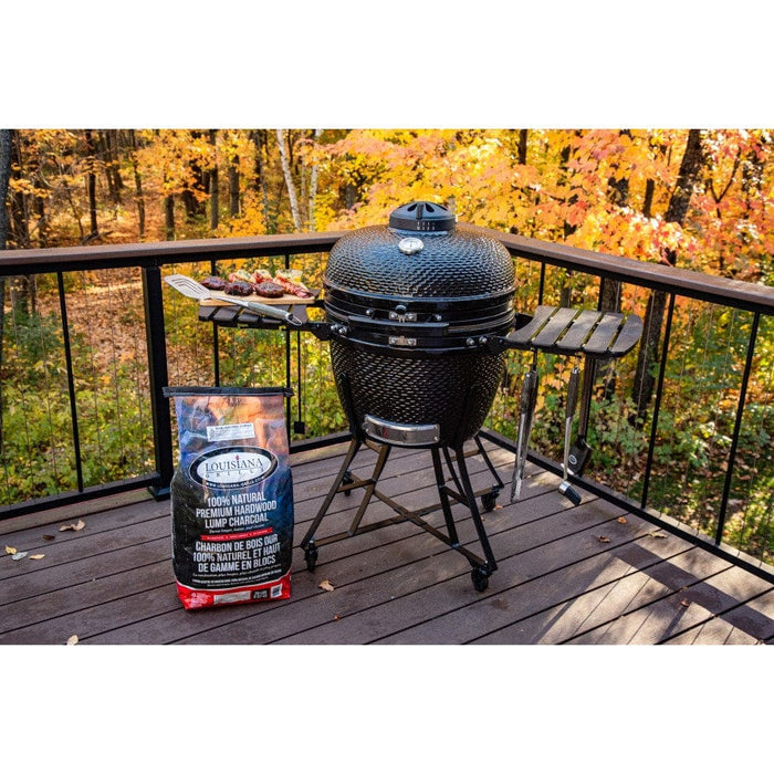 Louisiana Grills Louisiana Grills 24" Ceramic Kamado Charcoal Grill 10702 Barbecue Finished - Pellet 684678107027