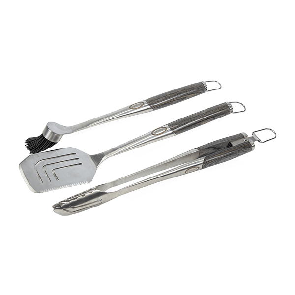 Louisiana Grills Louisiana Grills Stainless Steel 3 Piece Tool Set - 20008 20008 Barbecue Accessories 648678200087
