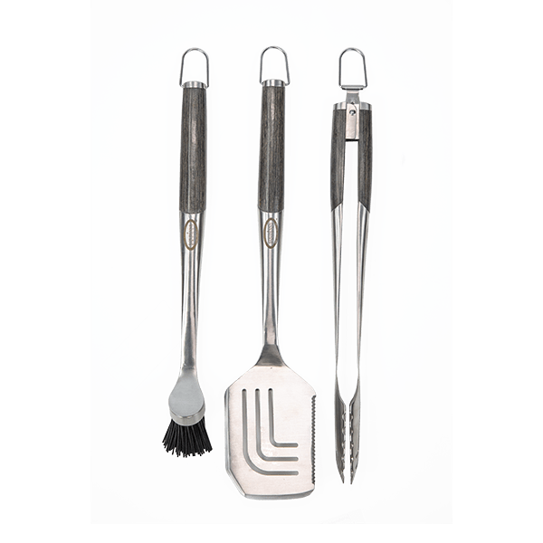 Louisiana Grills Louisiana Grills Stainless Steel 3 Piece Tool Set - 20008 20008 Barbecue Accessories 648678200087