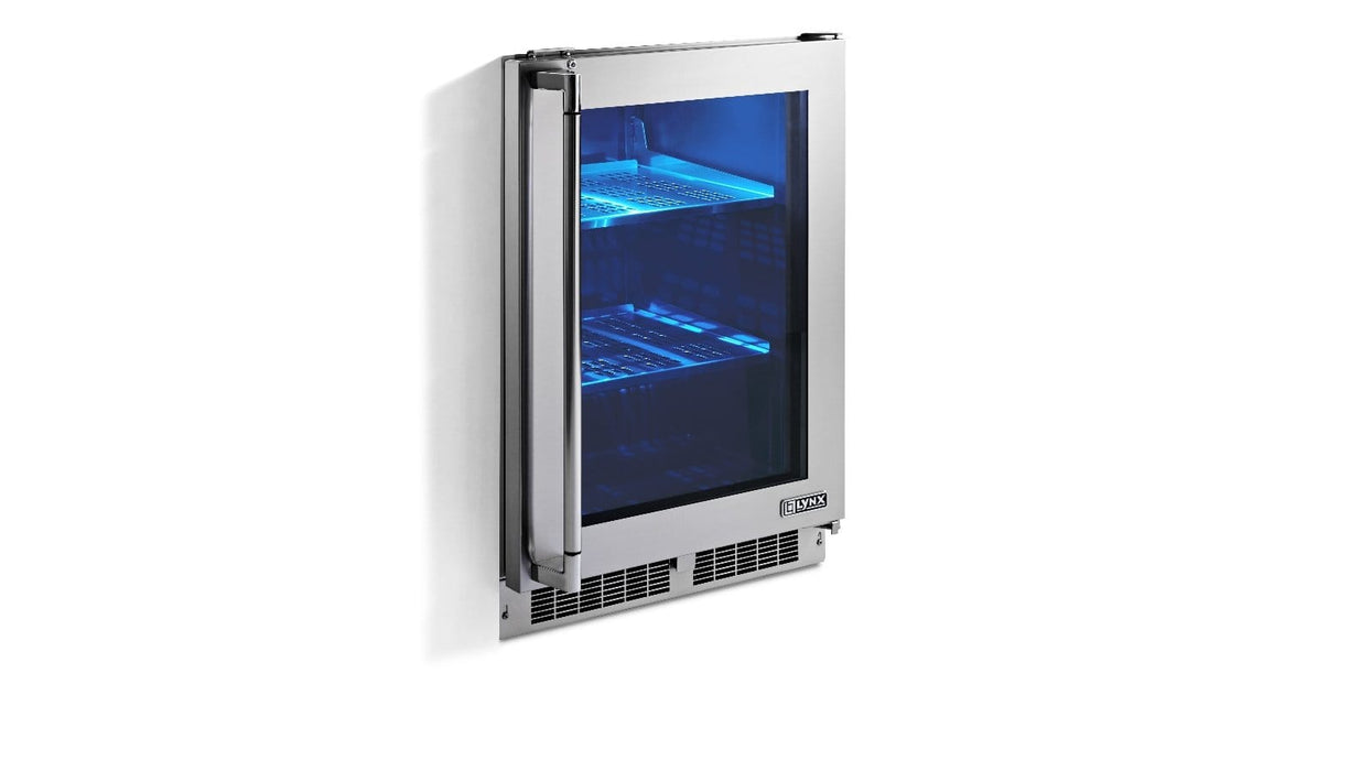 Lynx Lynx 24" Outdoor Refrigerator w/ Glass Door (LN24REFG) LN24REFG Outdoor Finished 810043029032