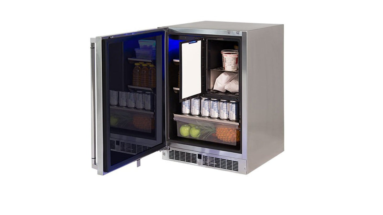 Lynx Lynx 24" Professional Refrigerator Freezer Combo (LN24REFC) LN24REFC Outdoor Finished 810043029056