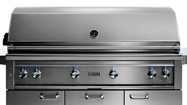 Lynx Lynx L54TRF Professional 54" Freestanding Grill Propane L54TRF-LP Barbecue Finished - Gas