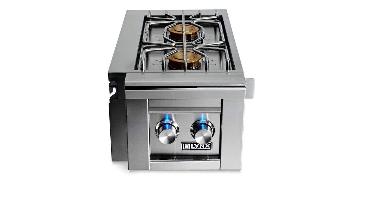 Lynx Lynx Professional Cart-Mounted Double Side Burner Barbecue Finished - Gas