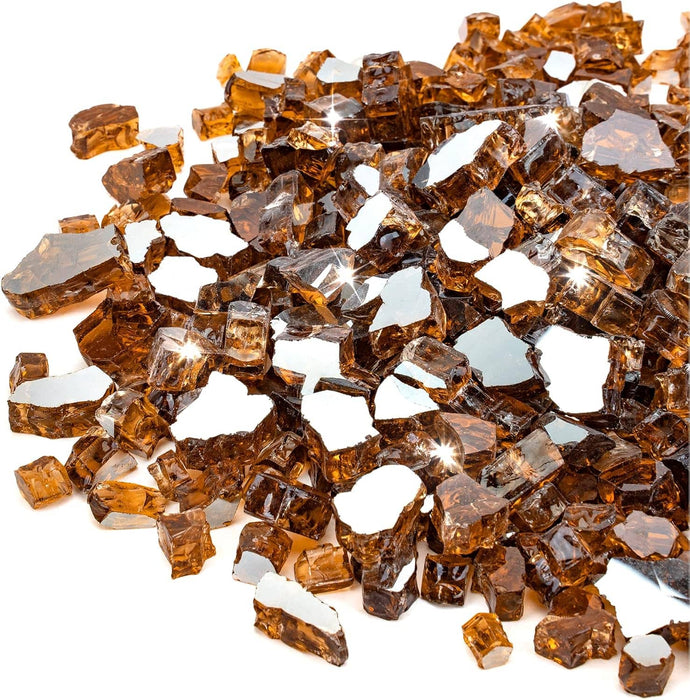 Majestic Majestic 1/2" Reflective Tempered Fire Glass (10 lb.) Copper MAJESTIC-COPPER-12 Fireplace Accessories