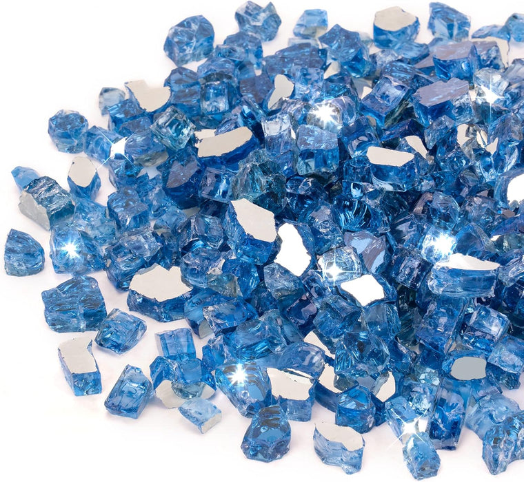 Majestic Majestic 1/2" Reflective Tempered Fire Glass (10 lb.) Pacific Blue MAJESTIC-PACIFIC-12 Fireplace Accessories