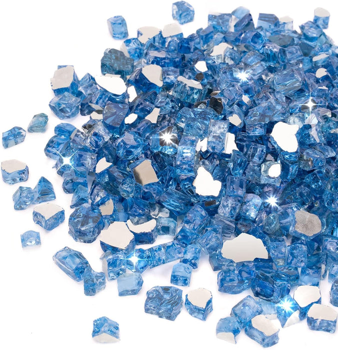 Majestic Majestic 1/4" Reflective Tempered Fire Glass (10 lb.) Pacific Blue MAJESTIC-PACIFIC-14 Fireplace Accessories