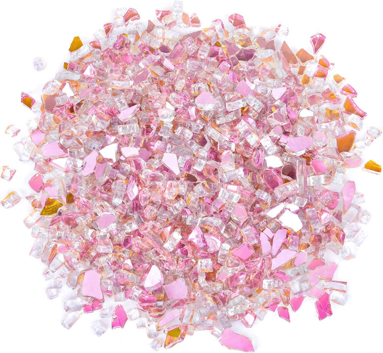 Majestic Majestic 1/4" Reflective Tempered Fire Glass (10 lb.) Rose Gold MAJESTIC-ROSE-14 Fireplace Accessories