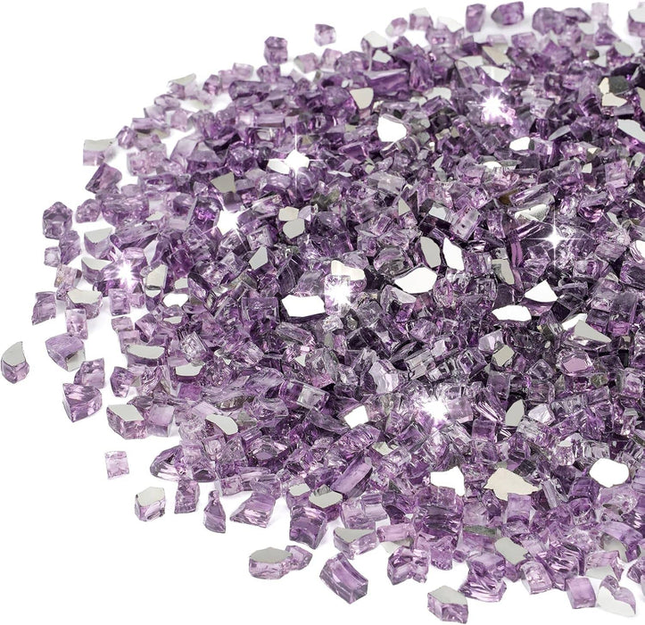 Majestic Majestic 1/4" Reflective Tempered Fire Glass (10 lb.) Violet MAJESTIC-VIOLET-14 Fireplace Accessories