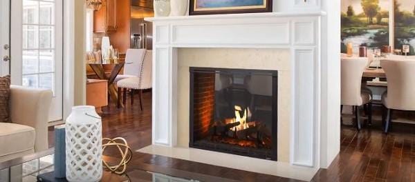 Majestic Majestic 42" Marquis II See-Thru Direct-Vent Fireplace - Intellifire Touch Ignition Natural Gas MARQ42STIN Fireplace Finished