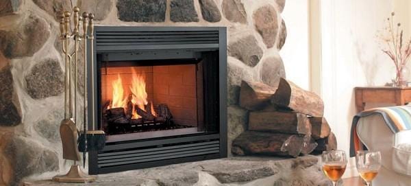 Majestic Majestic 42" Sovereign Wood Fireplace Fireplace Finished - Gas