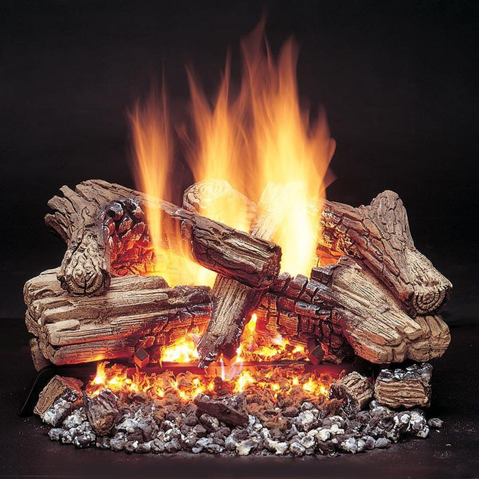 Majestic Majestic 6-piece Fiber Ceramic Duzy 3 Series Vented Gas Log Set Fireplace Accessories