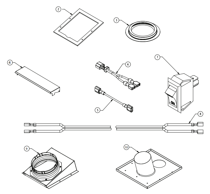 Majestic Majestic Adapter Kit (Use with CK-30) - ADP-CK30 ADP-CK30 Fireplace Venting