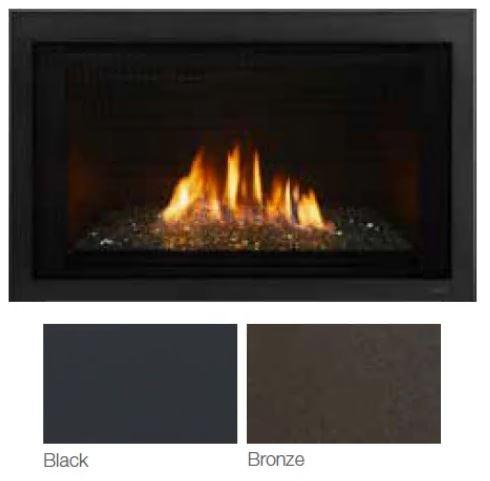 Majestic Majestic Black Clean 35" Screen Front (Ruby Insert 35") - CSFI35BK CSFI35BK Fireplace Accessories