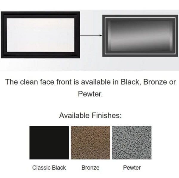 Majestic Majestic Black Clean Face Trim (Echelon II 60) - CFT-60-BK-C CFT-60-BK-C Fireplace Accessories
