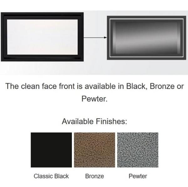 Majestic Majestic Black Clean Face Trim (Echelon II 72) - CFT-72-BK-C CFT-72-BK-C Fireplace Accessories