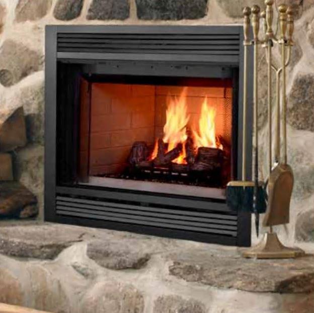 Majestic Majestic Black Gasketed Glass Door, Cabinet Style (Heat Circulated model only) (Sovereign 42) - GGD42BK-B GGD42BK-B Fireplace Accessories