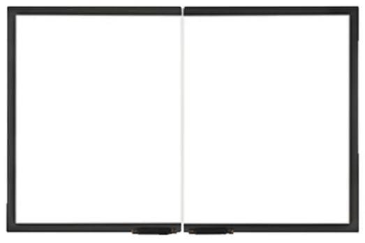 Majestic Majestic Black Gasketed Glass Door, Cabinet Style (Heat Circulated model only) (Sovereign 42) - GGD42BK-B GGD42BK-B Fireplace Accessories
