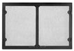 Majestic Majestic Black Grand Vista Cabinet Style Mesh Doors (Sovereign 36) - GV36BK GV36BK Fireplace Accessories