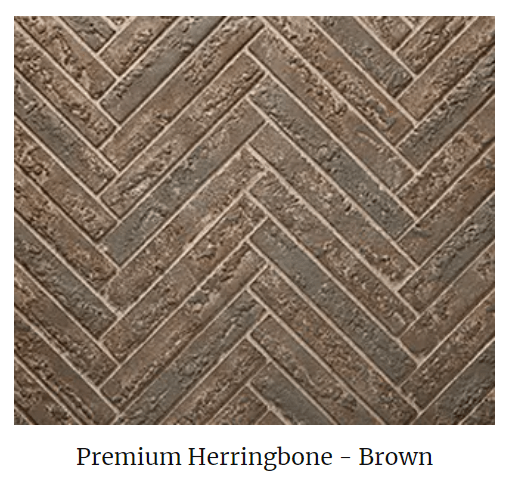 Majestic Majestic Brown Herringbone Refractory (Courtyard 36) - ODCOUG-36BHR ODCOUG-36BHR Fireplace Accessories