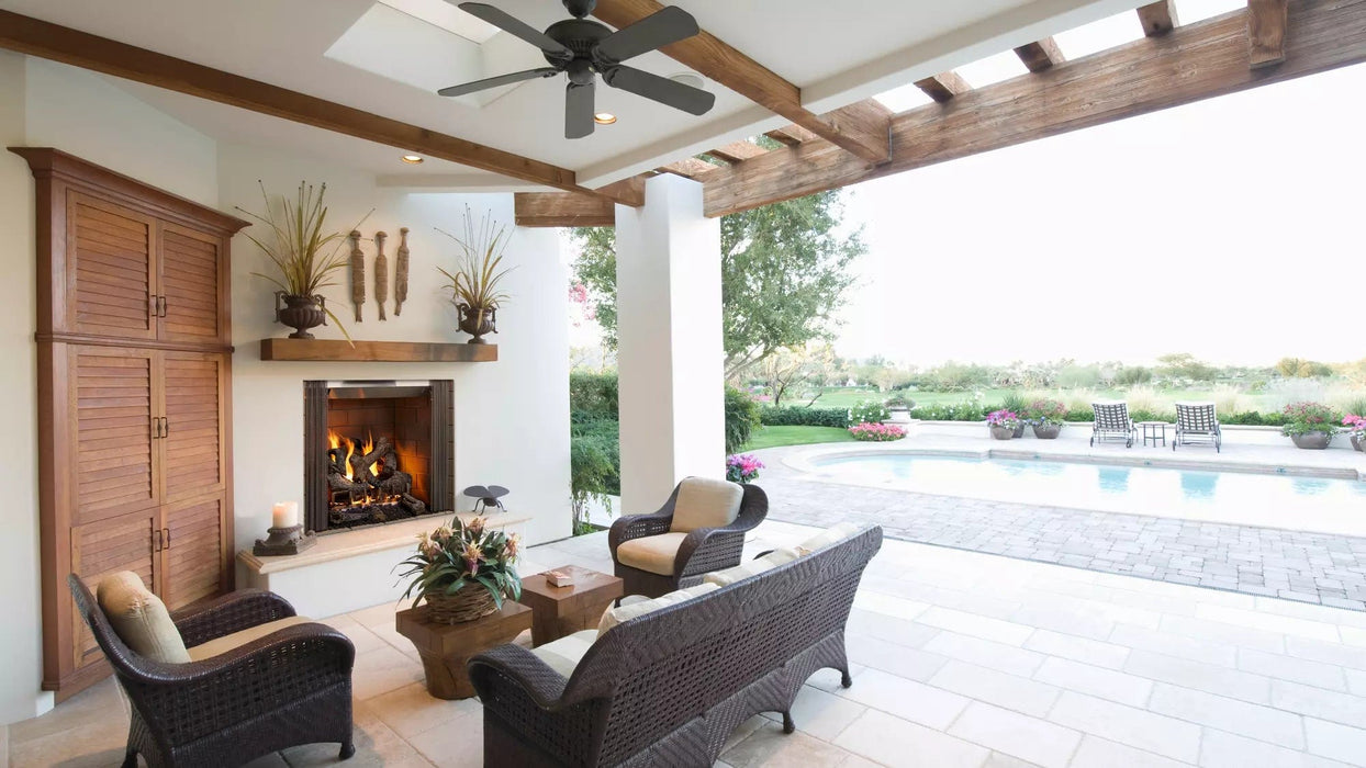 Majestic Majestic Castlewood 42 Outdoor Wood Fireplace ODCASTLEWD-42-B Fireplace Finished - Wood