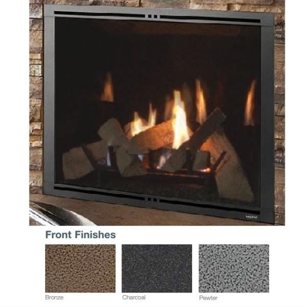 Majestic Majestic Charcoal Firescreen Front (Marquis II 36) - FSMQ36CH FSMQ36CH Fireplace Finished - Gas