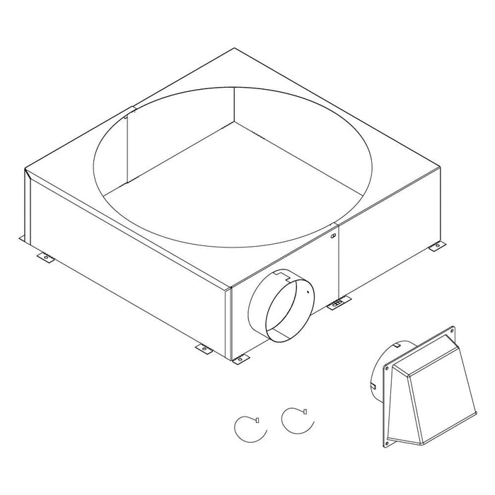 Majestic Majestic Chimney Air Kit (for SL300 series Chimney Systems Only) - CAK4A CAK4A Fireplace Venting