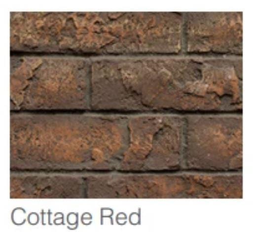 Majestic Majestic Cottage Red Brick Interior Panel (Marquis II See-Through 42) - BRICKMQ42STCR BRICKMQ42STCR Fireplace Accessories
