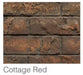 Majestic Majestic Cottage Red Traditional Brick Interior Panels (Jasper & Ruby Insert 30") - BRICKMI30CR BRICKMI30CR Fireplace Accessories