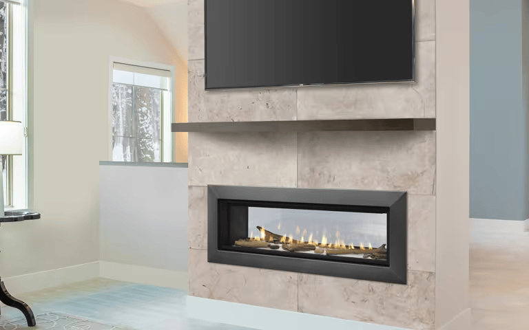 Majestic Majestic Echelon II 48" See-Through Direct Vent Gas Fireplace (Natural Gas) ECHEL48STIN-C Fireplace Finished - Gas