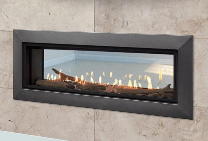 Majestic Majestic Echelon II 48" See-Through Direct Vent Gas Fireplace (Natural Gas) ECHEL48STIN-C Fireplace Finished - Gas