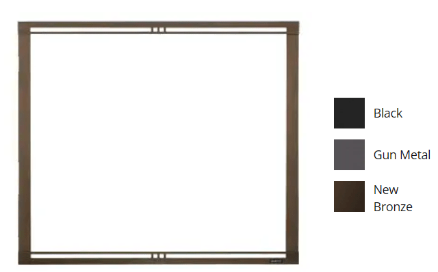 Majestic Majestic Firescreen Front (42" ST New Bronze) - FSMQ42STNB FSMQ42STNB Fireplace Accessories