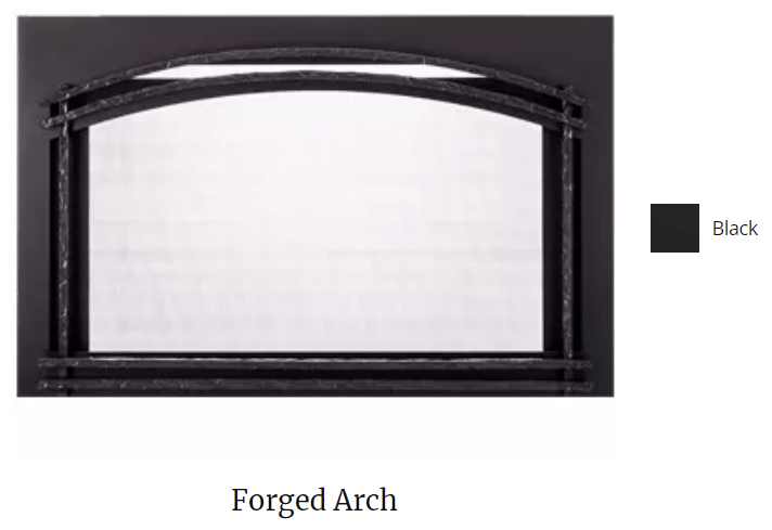 Majestic Majestic Forged Arch 35" Screen Front - FA-TRI35-BK FA-TRI35-BK Fireplace Accessories