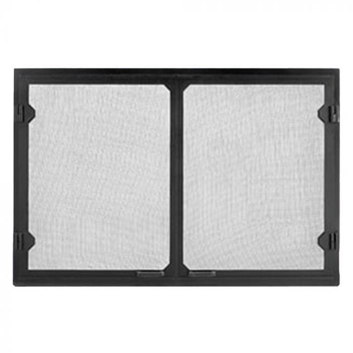 Majestic Majestic Grand Vista Cabinet Style Mesh Doors (42" - Black) - GV60BK GV80BK Fireplace Accessories