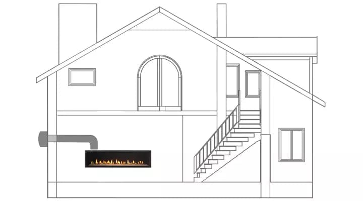 Majestic Majestic Heat Out Kit - HEAT-OUT-GAS HEAT-OUT-GAS Fireplace Venting