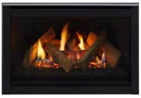 Majestic Majestic Inside Fit Door (Ruby Insert 35") - INFIT-35-BK INFIT-35-BK Fireplace Accessories
