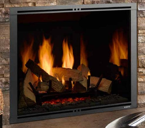 Majestic Majestic Marquis II 36" Direct Vent Gas Fireplace (Natural Gas) MARQ36IN-B Fireplace Finished - Gas