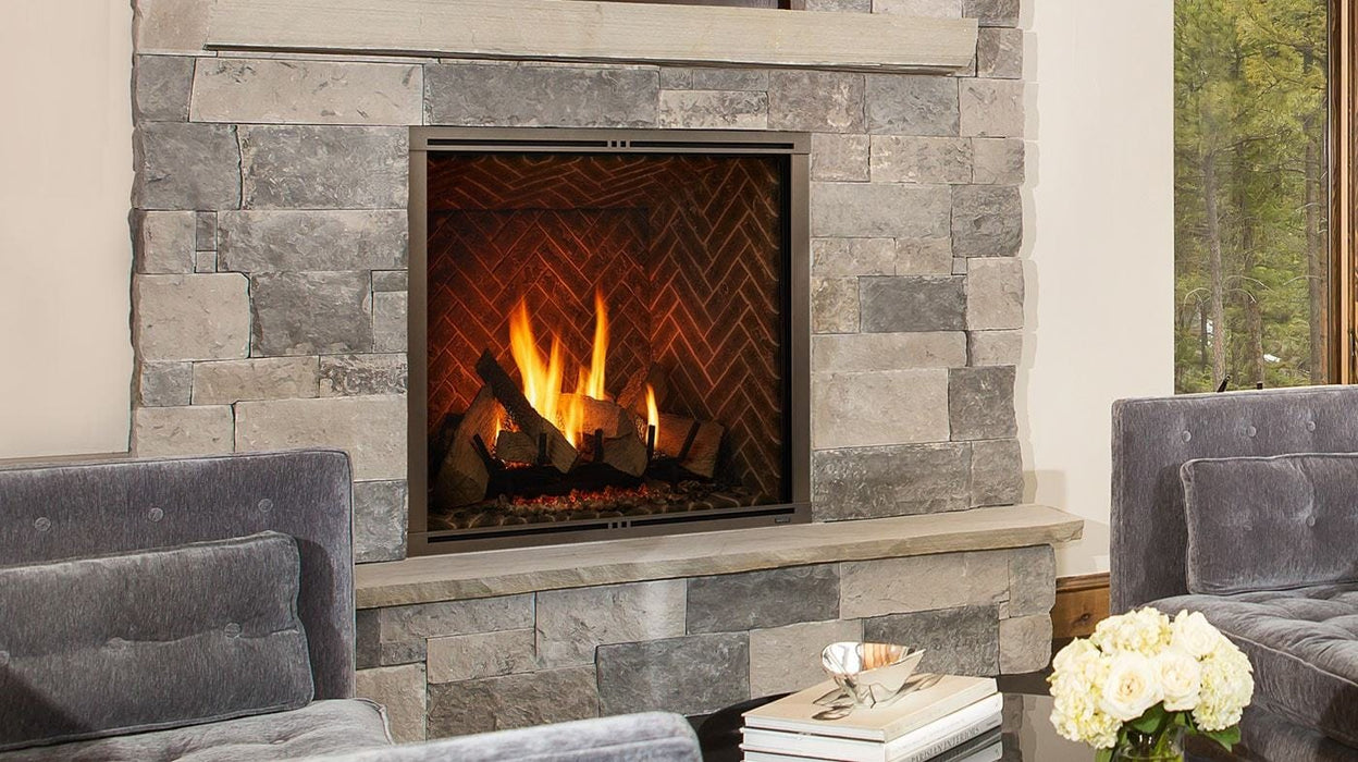 Majestic Majestic Marquis II 36" Direct Vent Gas Fireplace (Natural Gas) MARQ36IN-B Fireplace Finished - Gas