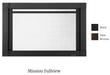 Majestic Majestic Mission Full View 35" Screen Front (New Bronze) - MFV-TRI35-NB MFV-TRI35-NB Fireplace Accessories