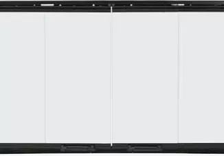 Majestic Majestic Original Bi-Fold Glass Doors With Black Trim (Royalton 42) - DM1042 DM1042 Fireplace Accessories