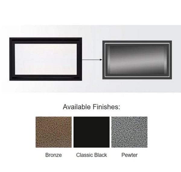 Majestic Majestic Pewter Clean Face Trim (Jade 42) - CFTF-42-PT CFTF-42-PT Fireplace Finished - Gas