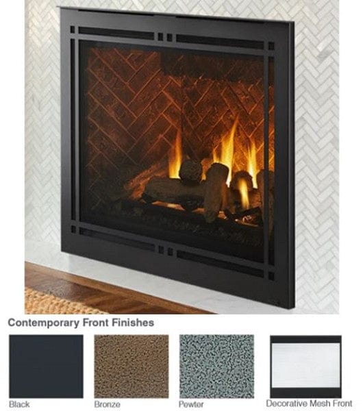 Majestic Majestic Pewter Contemporary Rectangular Door (Meridian 42 IFT Series) - CRD42PT CRD42PT Fireplace Accessories