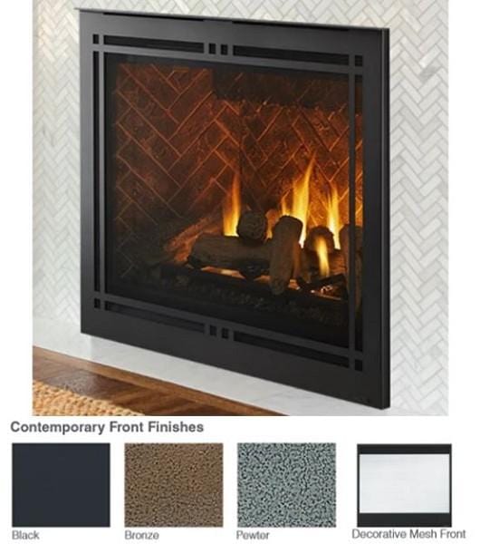 Majestic Majestic Pewter Contemporary Rectangular Door (Meridian 42 IFT Series) - CRD42PT CRD42PT Fireplace Accessories