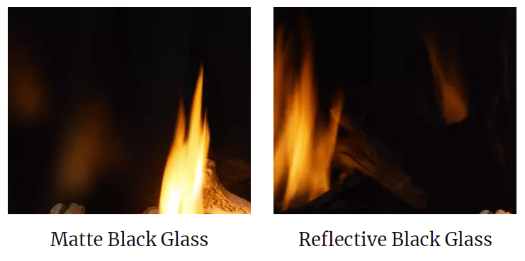 Majestic Majestic Reflective Black Glass Interior Panels (36") - GLQUARTZ36PLA GLQUARTZ36PLA Fireplace Accessories