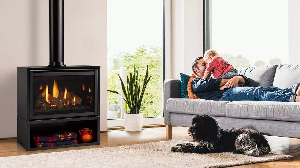 Majestic Majestic Ruby Freestanding 30" Gas Fireplace Fireplace Finished - Gas