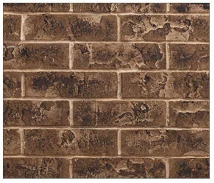 Majestic Majestic Tavern Brown Brick Interior Panel (Marquis II See-Through 42) - BRICKMQ42STTB BRICKMQ42STTB Fireplace Accessories