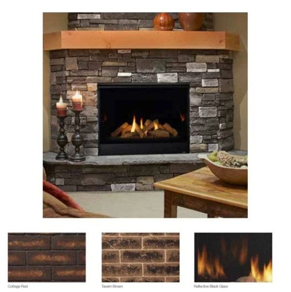 Majestic Majestic Tavern Brown Interior Panel (Quartz 42 Series) - BRICK42TB BRICK42TB Fireplace Accessories