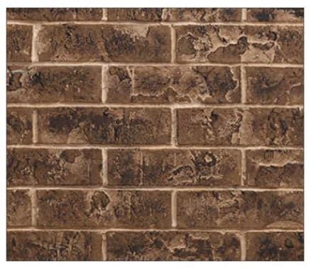 Majestic Majestic Tavern Brown Traditional 35" Brick Interior Panels (Ruby Insert 35") - BRICKMI35TB BRICKMI35TB Fireplace Accessories